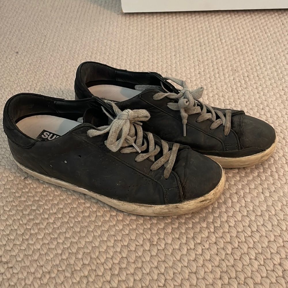 Golden Goose sneakers.